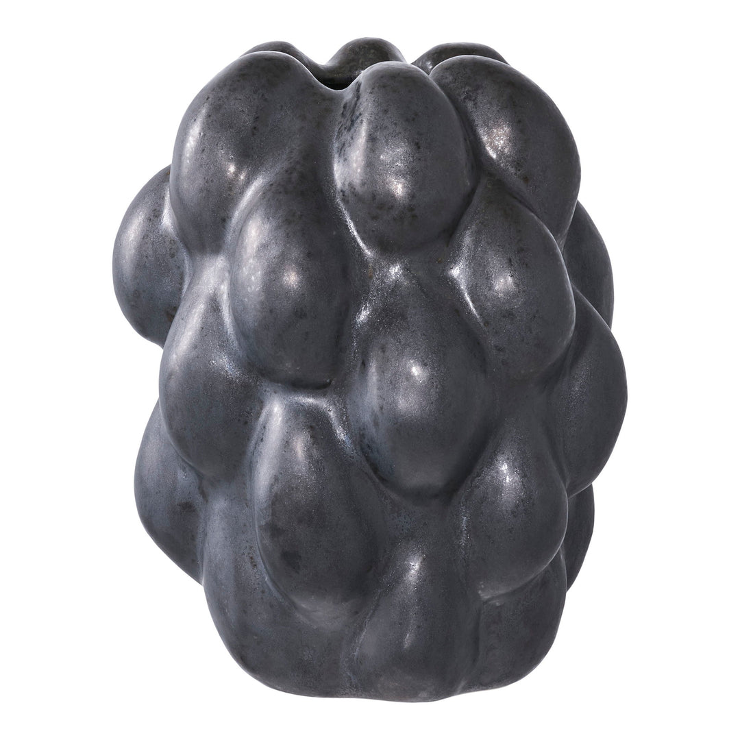 HOUSE NORDIC vase sort keramik 14x15x19
