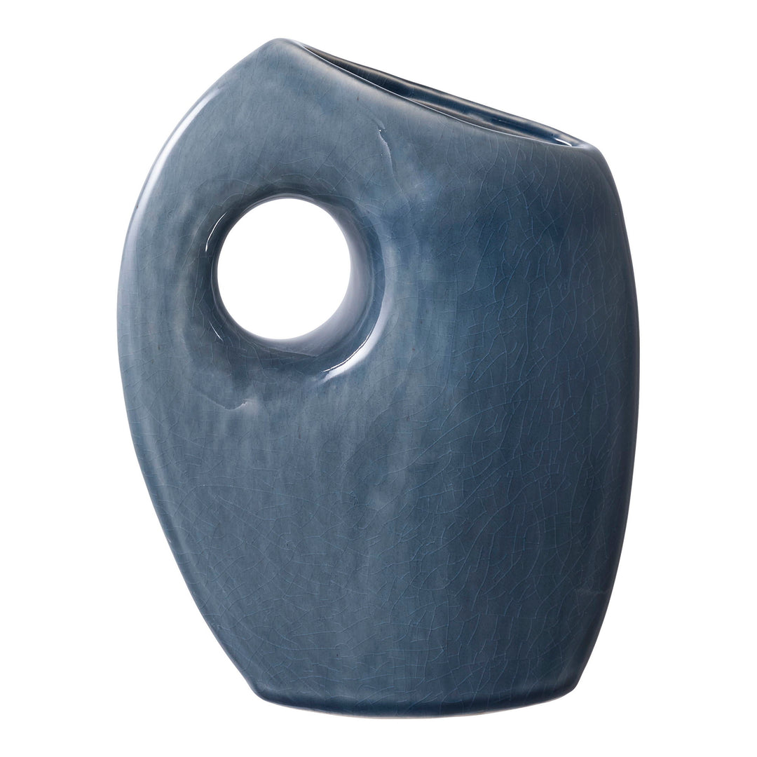 Produktbillede af HOUSE NORDIC vase blå keramik 7x14x18 i premium kvalitet