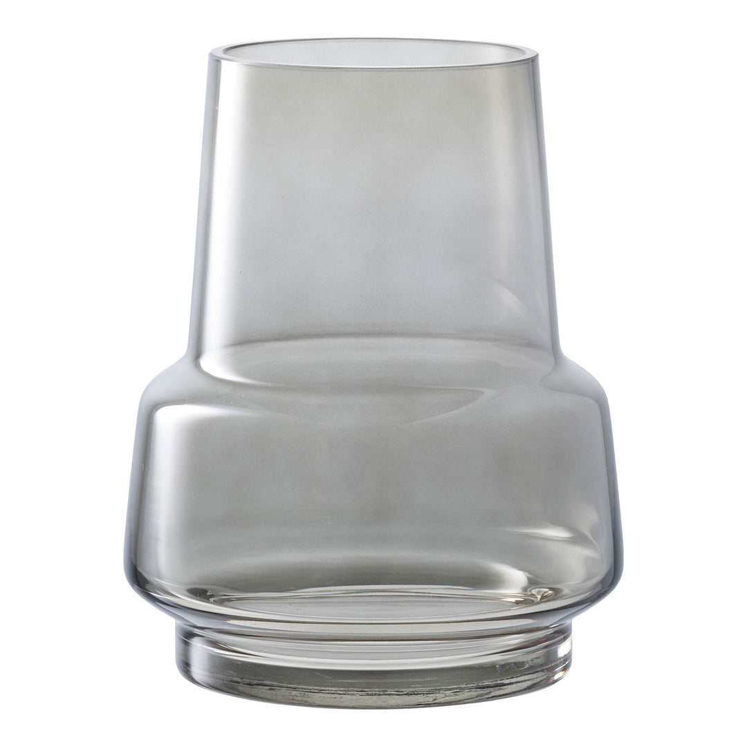 Produktbillede af HOUSE NORDIC vase rund smoked grå glas Ø15x19 i premium kvalitet