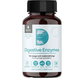 Detaljeret produktbillede af Glyc Digestive enzymes 60 kapsler på tilbud