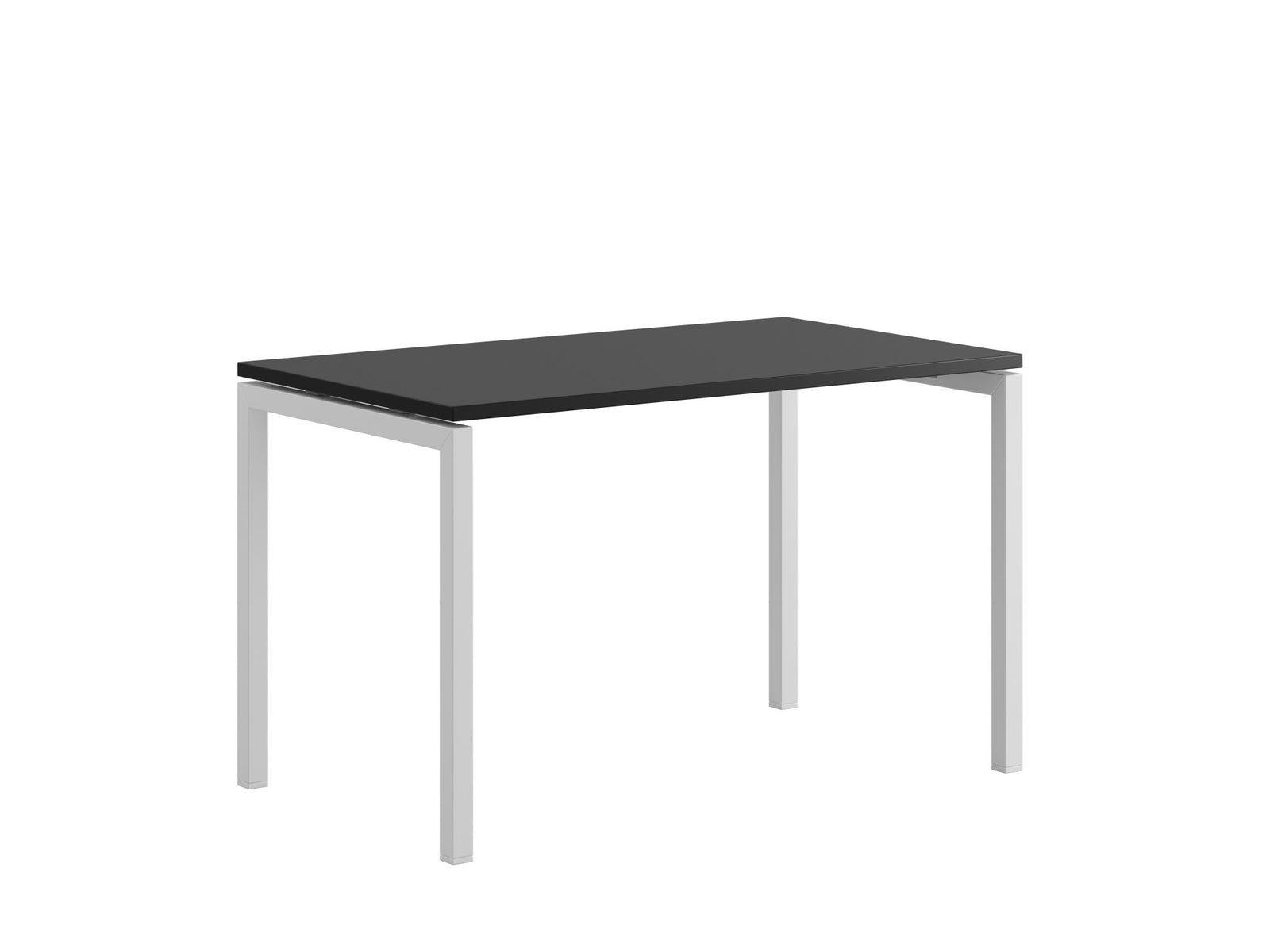 Produktbillede af Luna U Bord 120x70cm Sort-hvid på tilbud