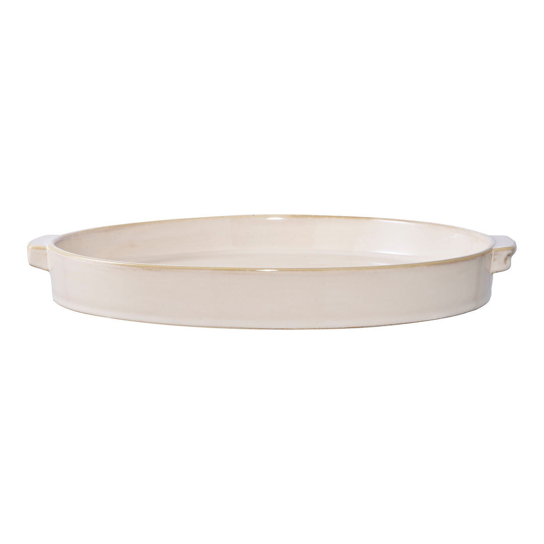 HOUSE NORDIC serveringsfad rund hvid keramik Ø37x4,5