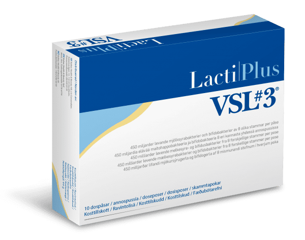 Stort online udvalg i Lactiplus VSL#3 (10 breve) ❤ Lactiplus ❤ Hurtig levering: 1 - 2 Hverdage og gratis fragt v/køb over 295 kr. GLS til pakkeshop ❤ Varenummer: HG-45040 og barcode / Ean: 7393471220026 på lager - Kæmpe udvalg i Mælkesyrebakterier - Over 454 kendte mærker på udsalg