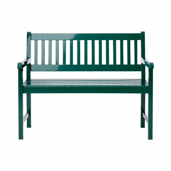 Produktbillede af CINAS ORIGINAL BRIGHTON BÆNK 2 PERS MAHOGNY/GRØN 108 i premium kvalitet