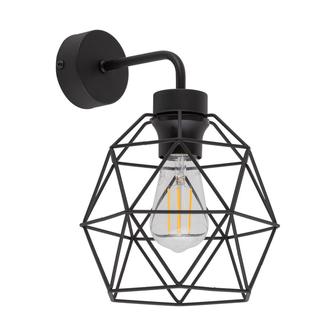 TK Galaxy væglampe sort metal