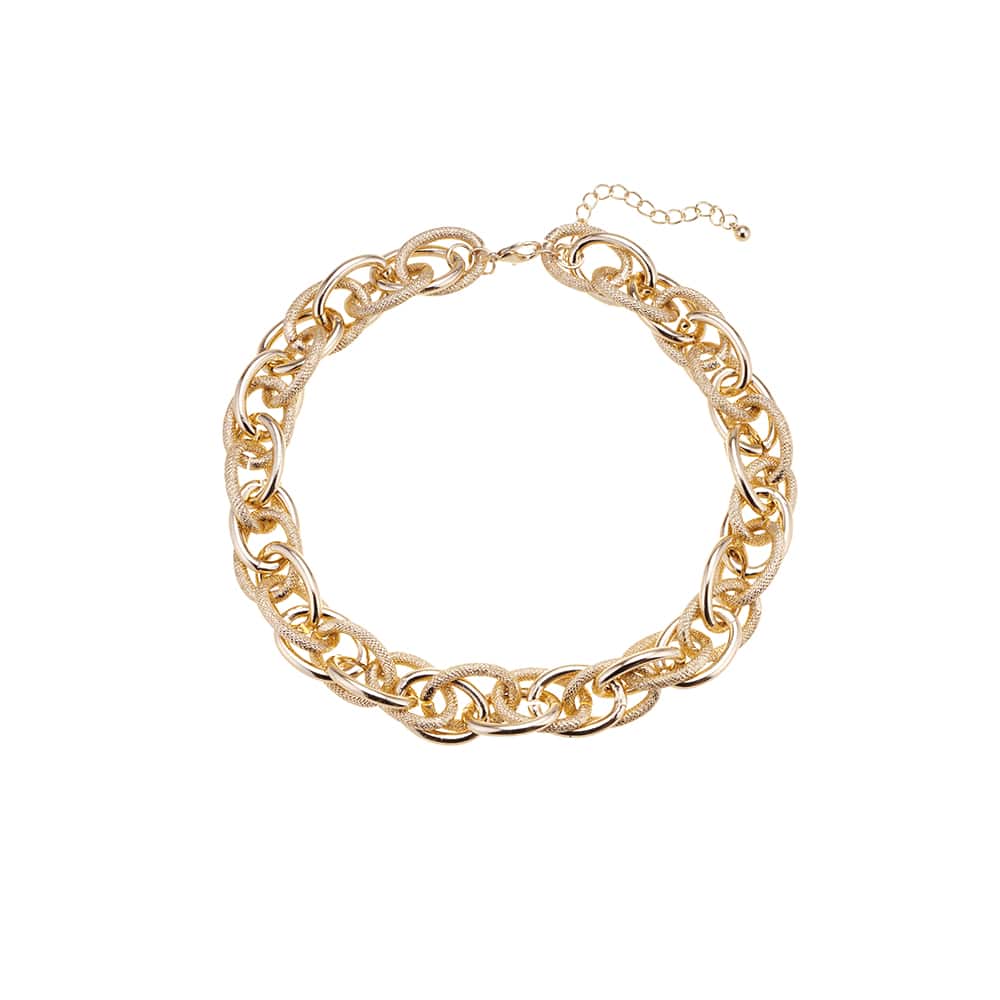 Produktbillede af Armbånd guldfarvet dobbelt justerbar på tilbud