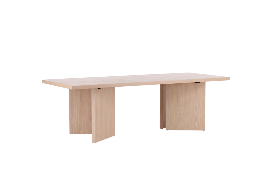 VIND COLLECTION Bassholmen spisebord rektangulær hvidkalket finér 240x100