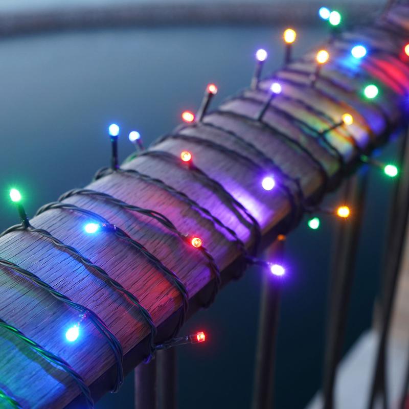 Produktbillede af Sirius Easy-Line Batterikæde 40 LED 3,9m Multi farvet. i premium kvalitet