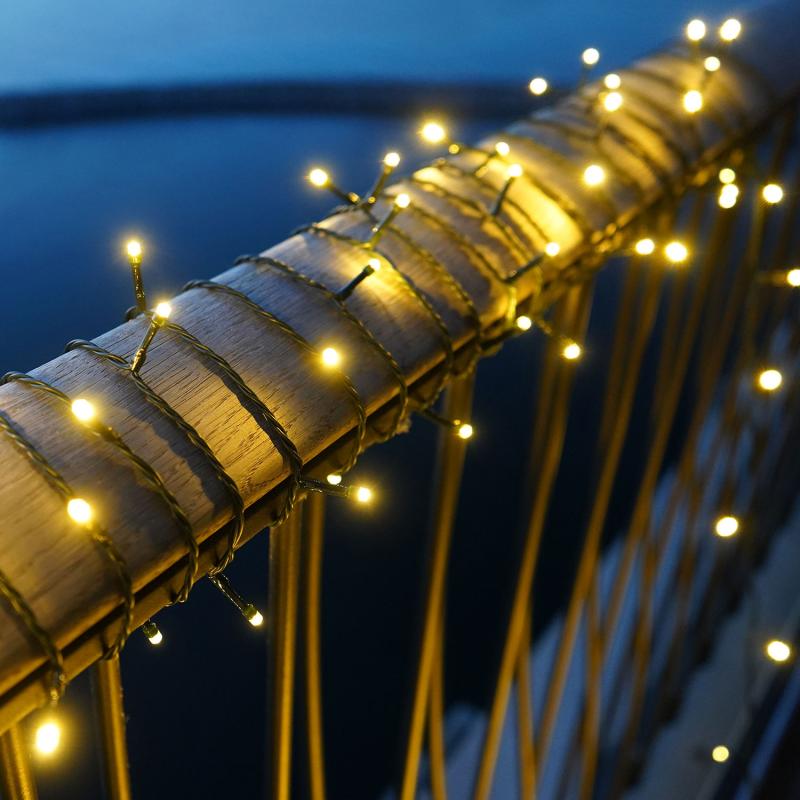 Produktbillede af Sirius Easy-Line Batterikæde 300 LED,14,95m Varm Hvid i premium kvalitet