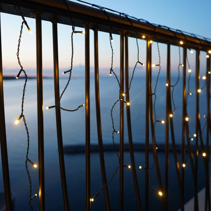 Produktbillede af Sirius Easy-Line Istapper 400 LED 9m Varm Hvid i premium kvalitet