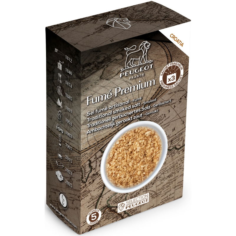 Produktbillede af Premium Røget Salt 150g på tilbud i premium kvalitet