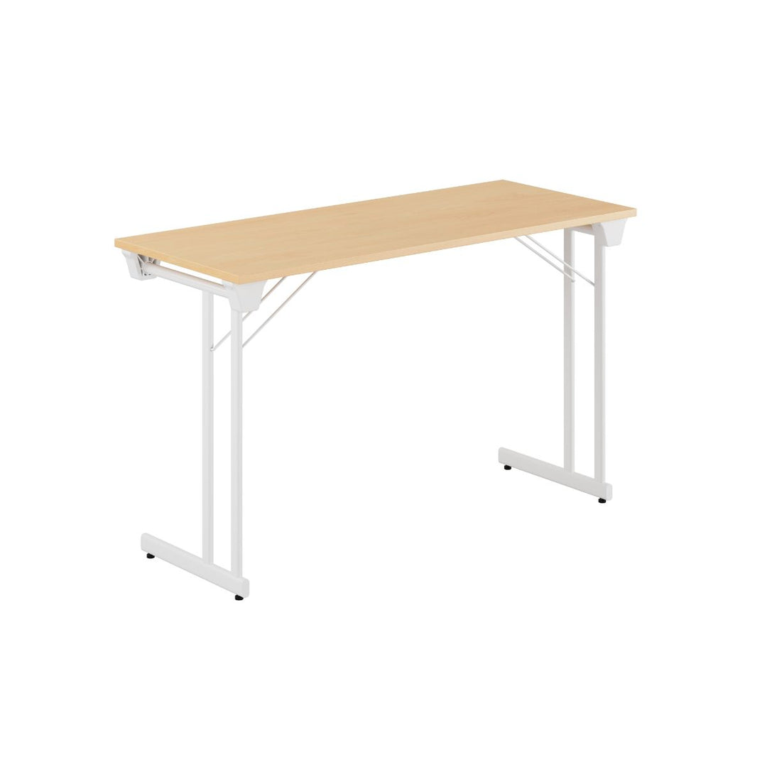 Produktbillede af Kongress Style 120x50cm Sammenklappeligt bord Bøg-hvid på tilbud