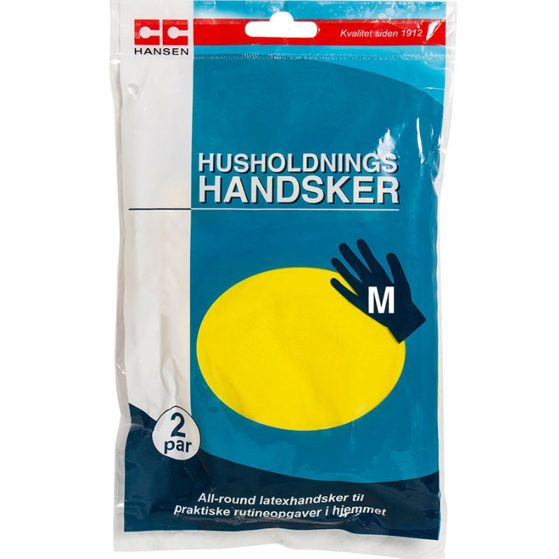 Produktbillede af Husholdningshandsker M 2 Par Cc Hansen på tilbud i premium kvalitet