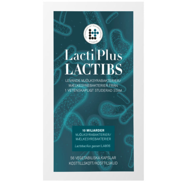 Detaljeret produktbillede af LactiPlus LACTIBS 56 kap. på tilbud