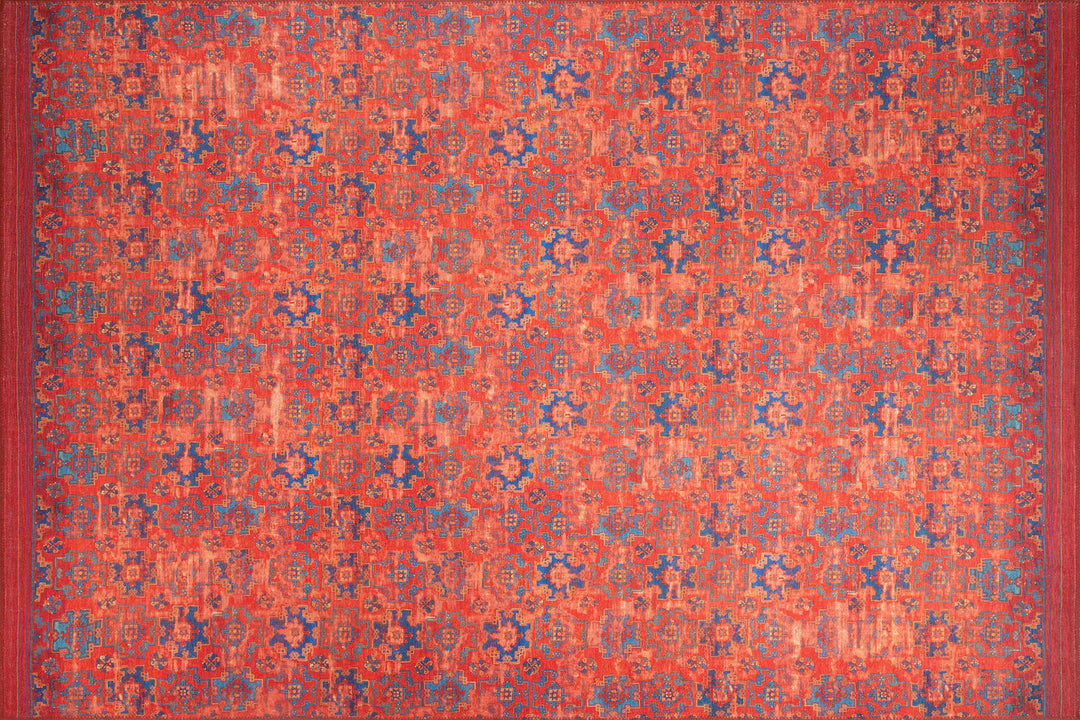 TEPPI Dorian gulvtæppe m. mønster rektangulær multifarvet polyester 230x330