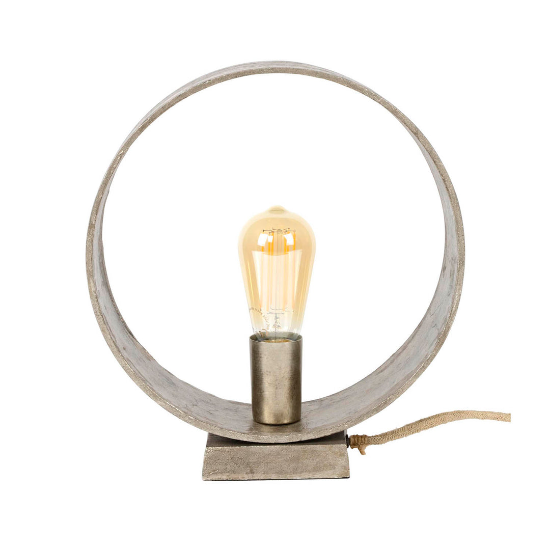 BORDLAMPE bordlampe sølv metal