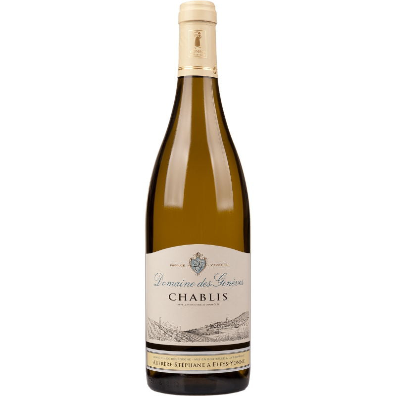 Produktbillede af Chablis 2022 0,75 L Domaine Des Geneves på tilbud – premium kvalitet og detaljer