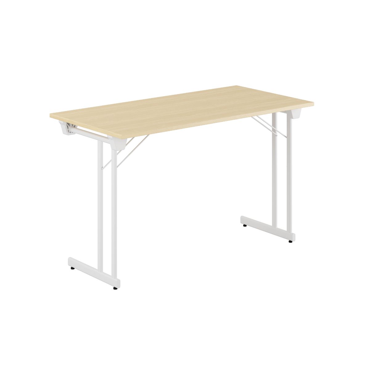 Produktbillede af Kongress Style 120x60cm Sammenklappeligt bord Bøg-hvid på tilbud