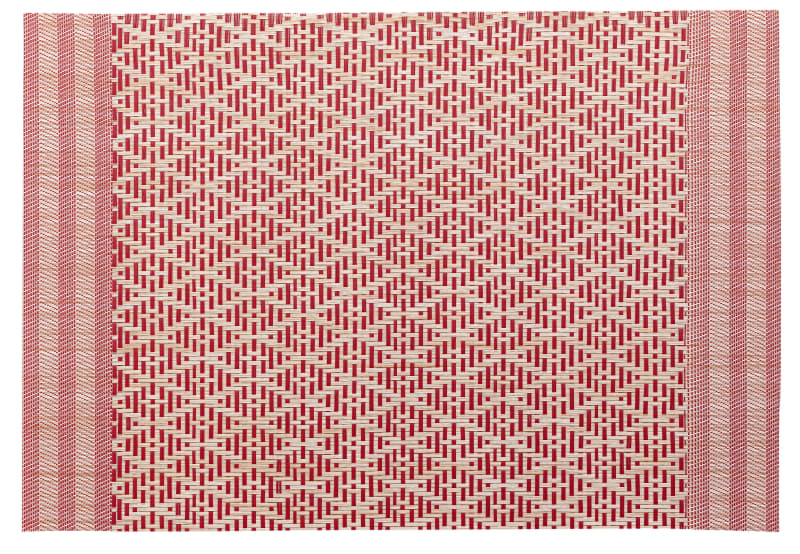 Produktbillede af Dækkeservietter Kadra NATUREL/ROUGE 33 X 45 cm på tilbud i høj kvalitet