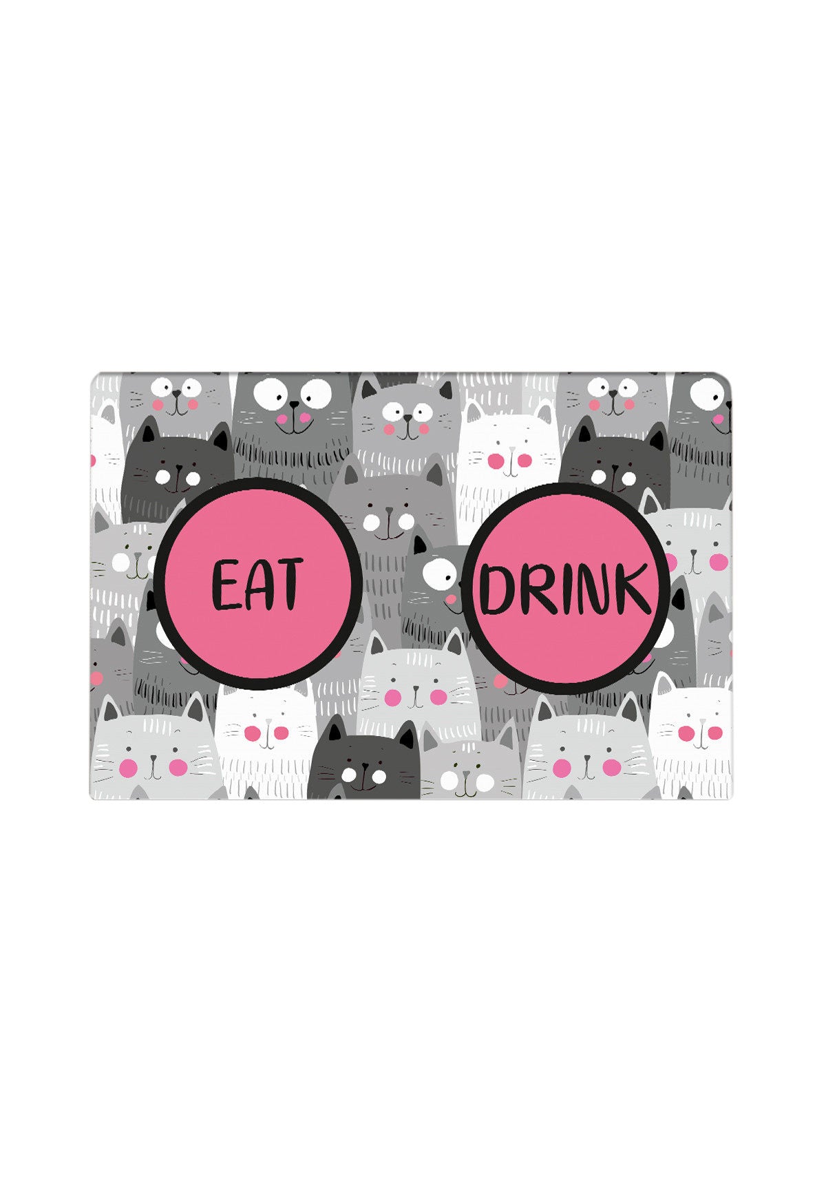 Produktbillede af TEPPI Cat's kattebakkemåtte rektangulær multifarvet PVC 45x70 i premium kvalitet