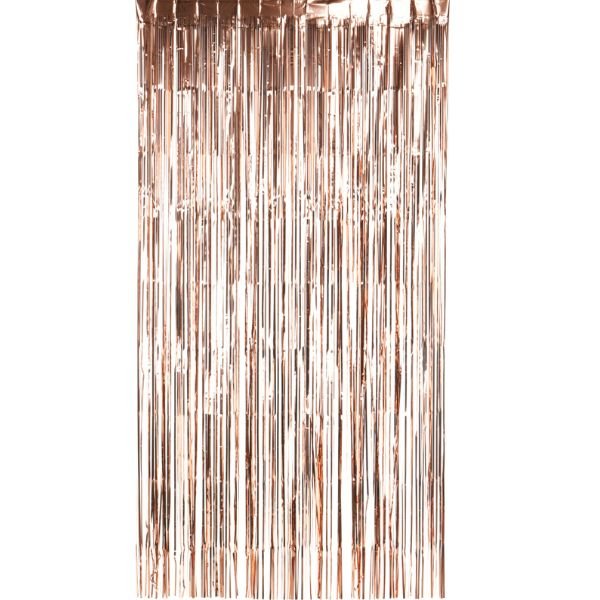 Festgardin 200x100cm Rosegold ✔ Kæmpe udvalg i  Barlife ✔ Billig fragt og hurtig levering 2 - 5 hverdage - Varenummer: BAR-709105 / Ean: '8720573570480 på lager - Udsalg på Fest | Sæson Fester | Nytår Spar op til 58% - Over 1247 kendte brands på udsalg