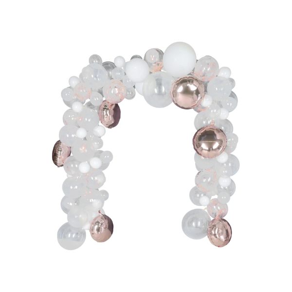 Produktbillede af Ballonbue 122 Stk Rosegold på tilbud – premium kvalitet og detaljer