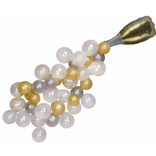 Produktbillede af Ballonsæt Champagnebobler på tilbud – premium kvalitet og detaljer