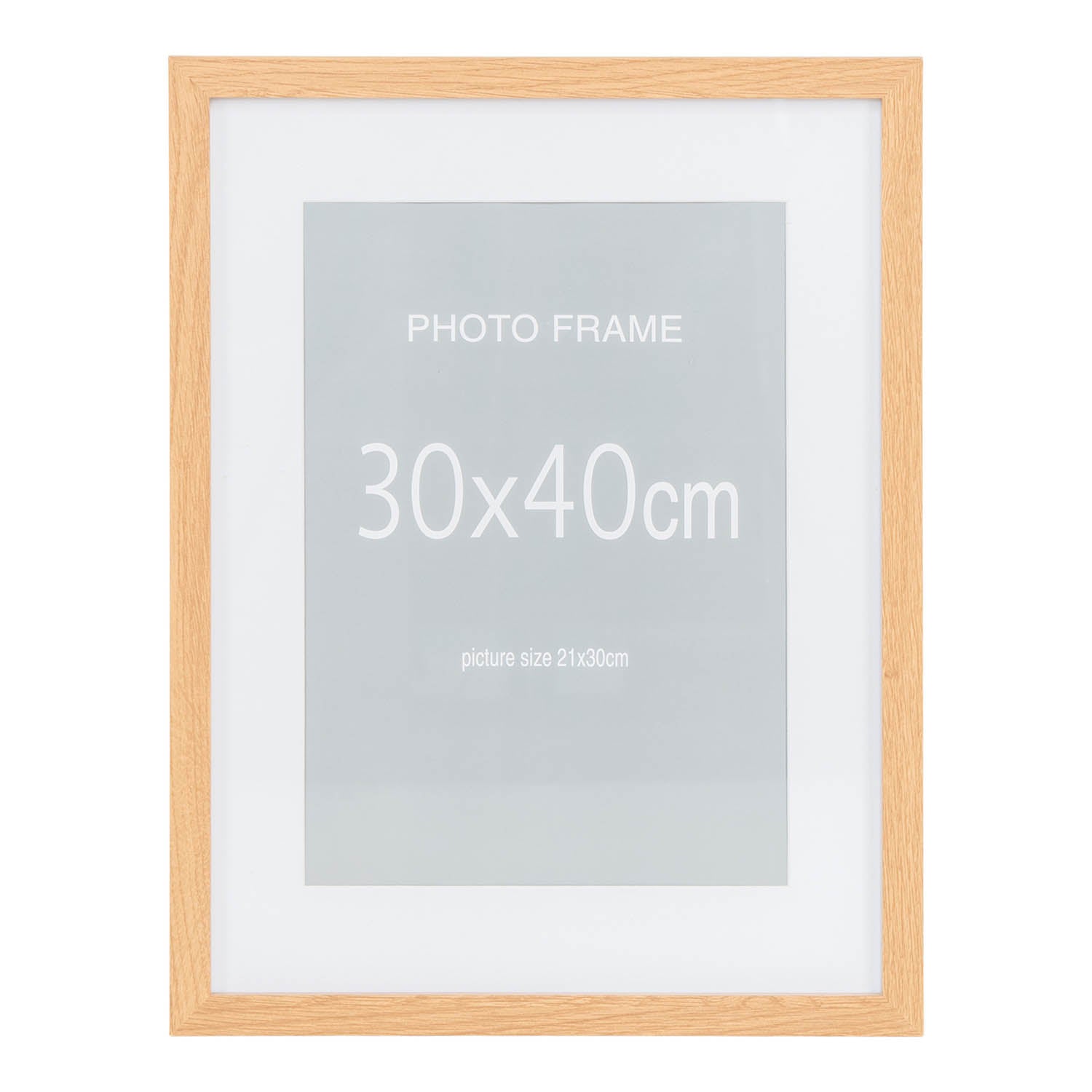 Produktbillede af HOUSE NORDIC Marbella rammer 15 stk. 40x30 cm 10 stk. sort 5 stk. natur MDF med glasfront i premium kvalitet