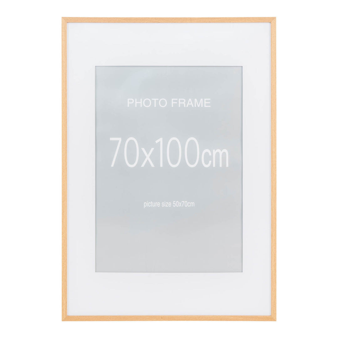 Produktbillede af HOUSE NORDIC Marbella rammer 15 stk. 100x70 cm 10 stk. sort 5 stk. natur MDF med glasfront i premium kvalitet