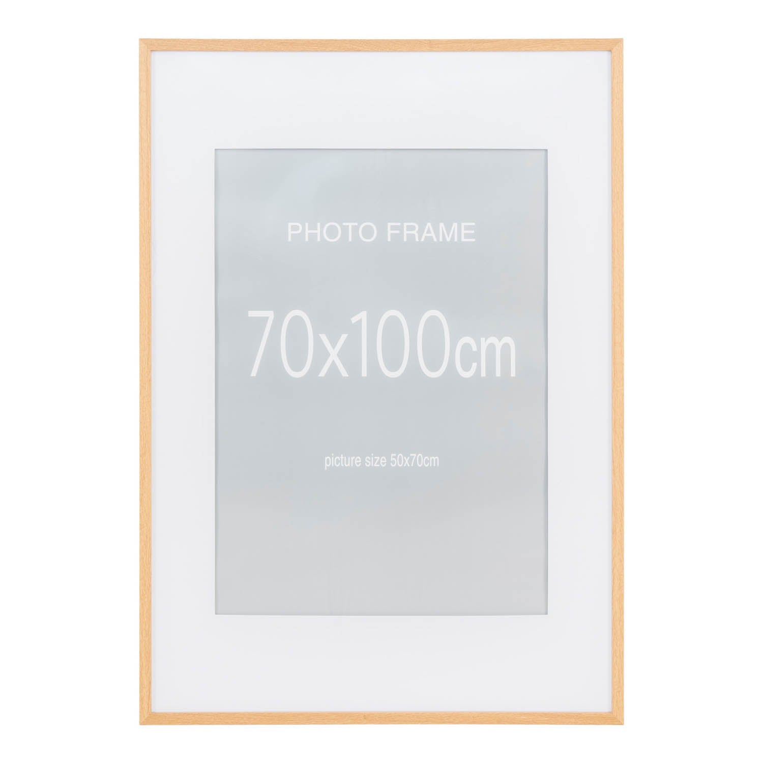 Produktbillede af HOUSE NORDIC Marbella rammer 15 stk. 100x70 cm 10 stk. sort 5 stk. natur MDF med glasfront i premium kvalitet