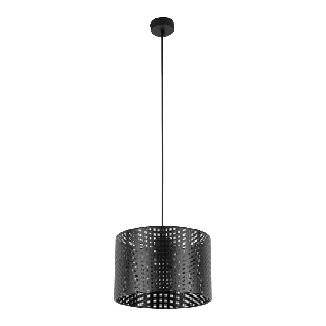 TK Moreno loftlampe 300 sort stof og sort metal