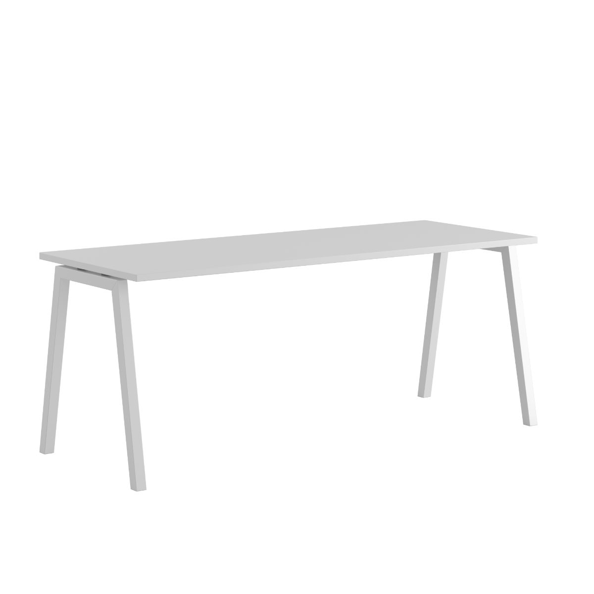Produktbillede af Luna A Bord 180x70cm Hvid-hvid på tilbud