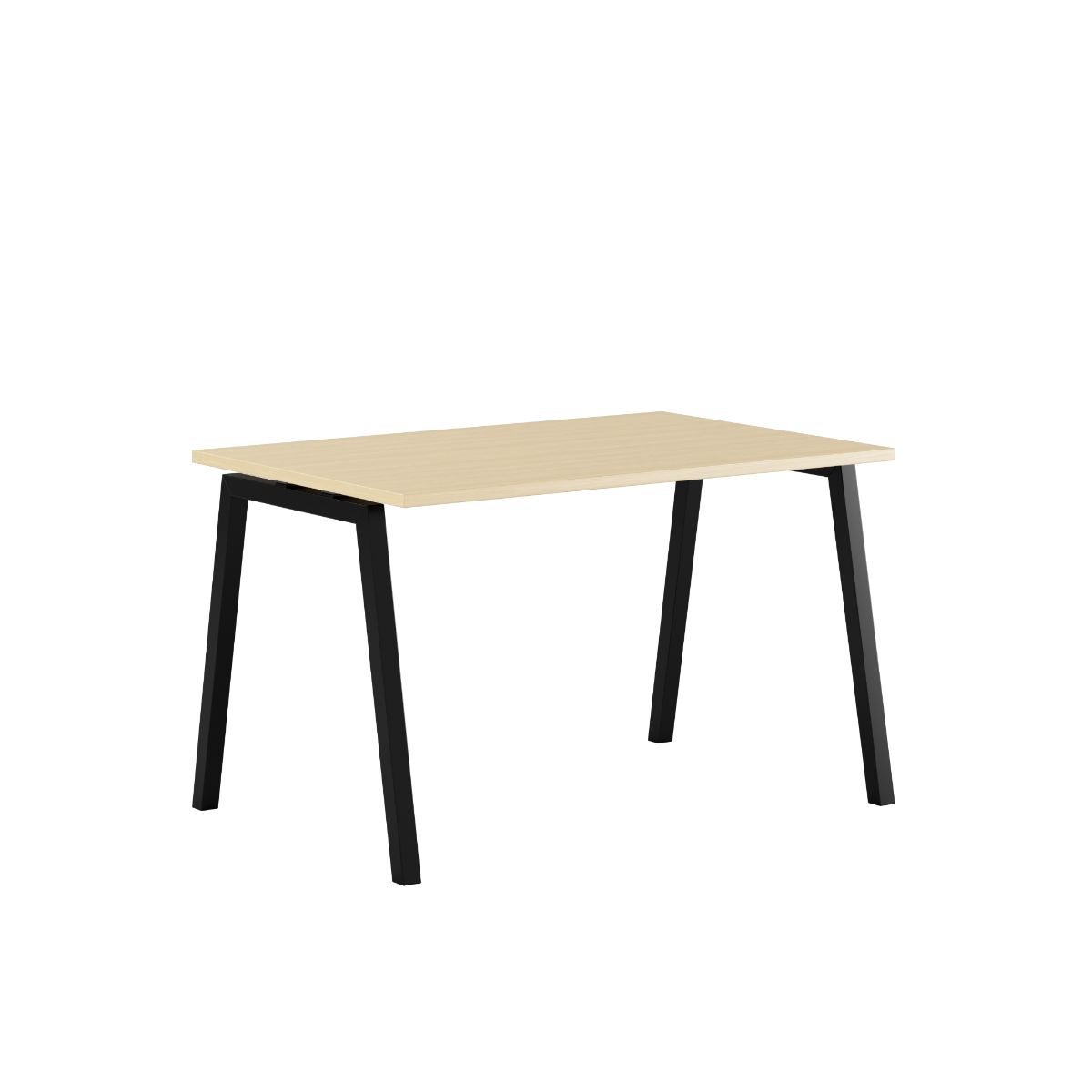 Produktbillede af Luna A Bord 120x80cm Birk-sort på tilbud