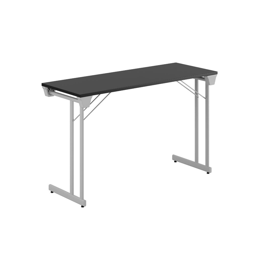 Produktbillede af Kongress Style 120x45cm Sammenklappeligt bord Sort-grå på tilbud
