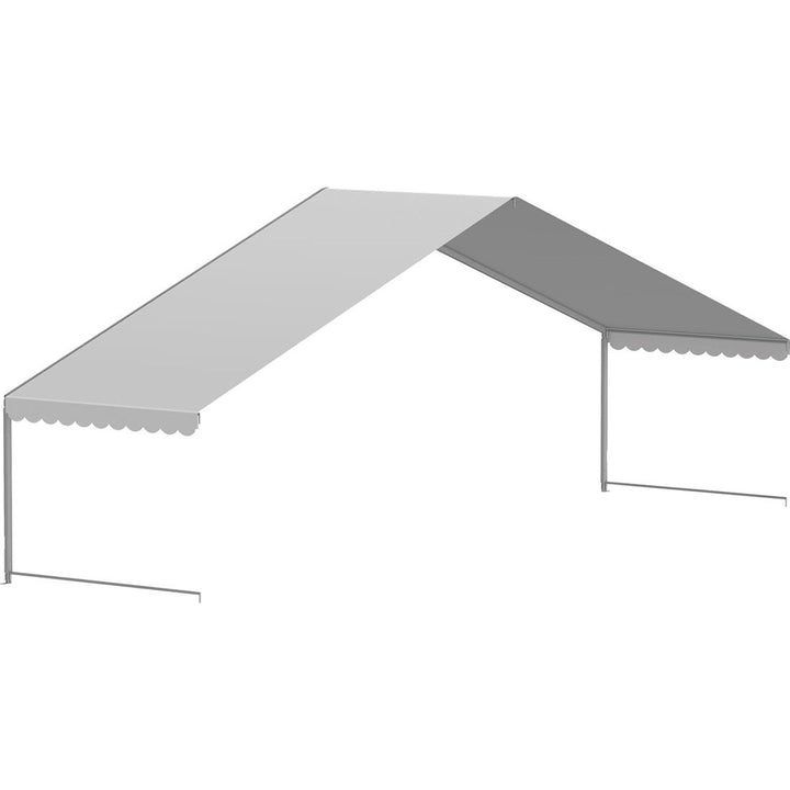 Produktbillede af Udvid.fag 12x3m 2,2 m 4-spors Hvid på tilbud