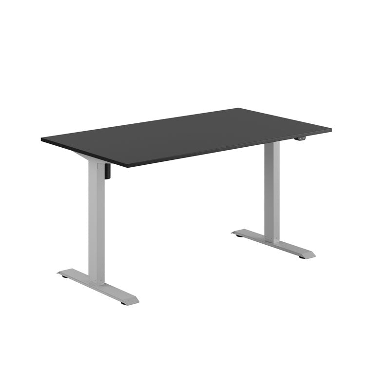 Produktbillede af EASY Hæve/Sænkebord m/1 motor 140x80cm Sort-grå på tilbud