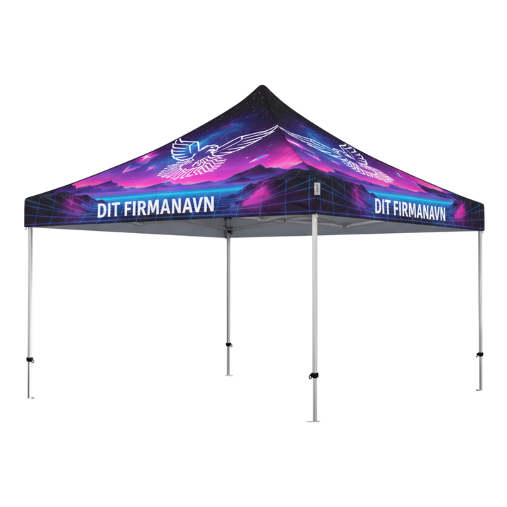 Produktbillede af Foldetelt Komplet 4x4m Premium Fullprint på tilbud