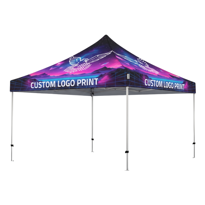 Foldetelt Komplet 4x4m HEXA Heavy Duty Fullprint