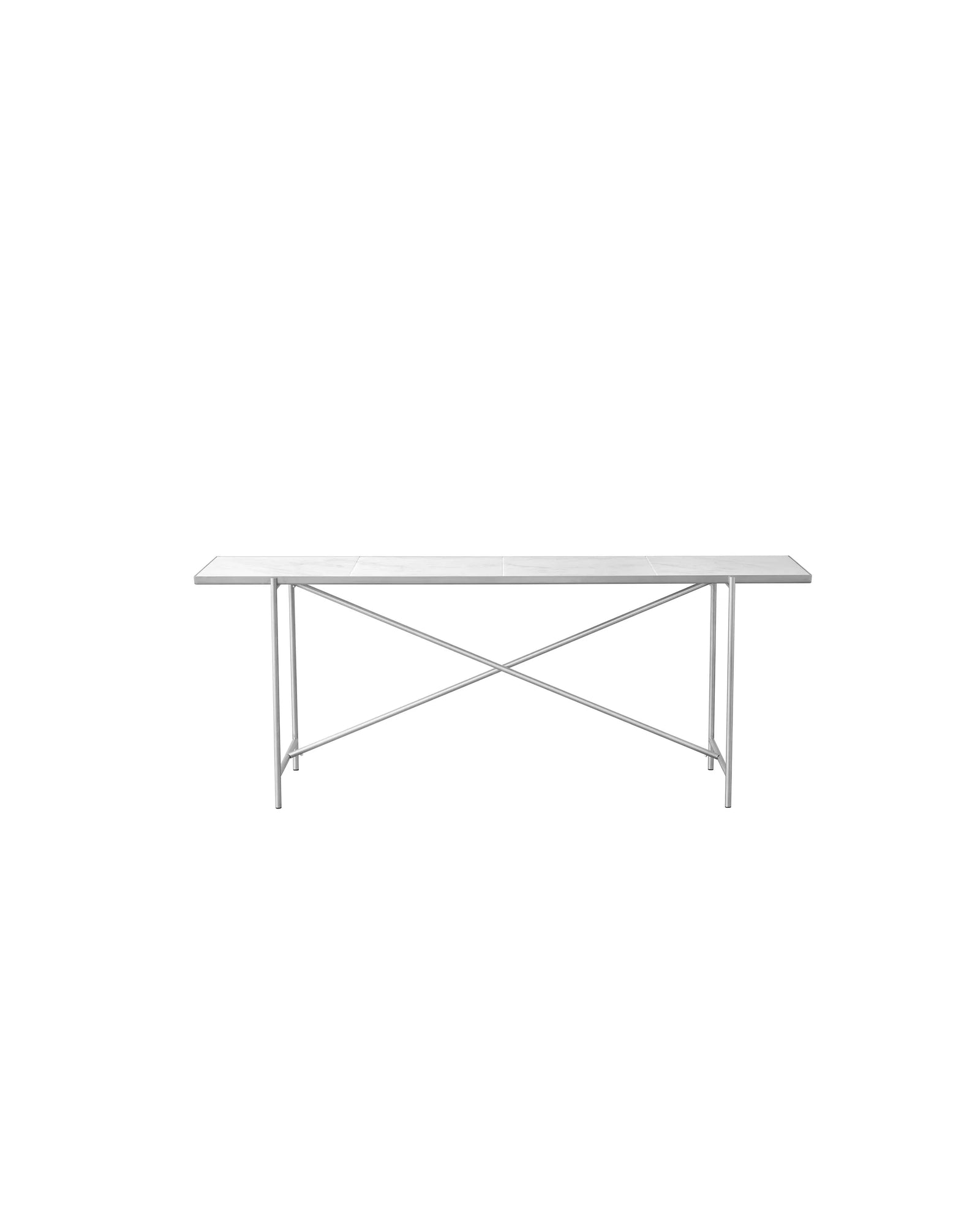 Produktbillede af HANDVÄRK CONSOLE STAINLESS STEEL FRAME HVID 185 i premium kvalitet