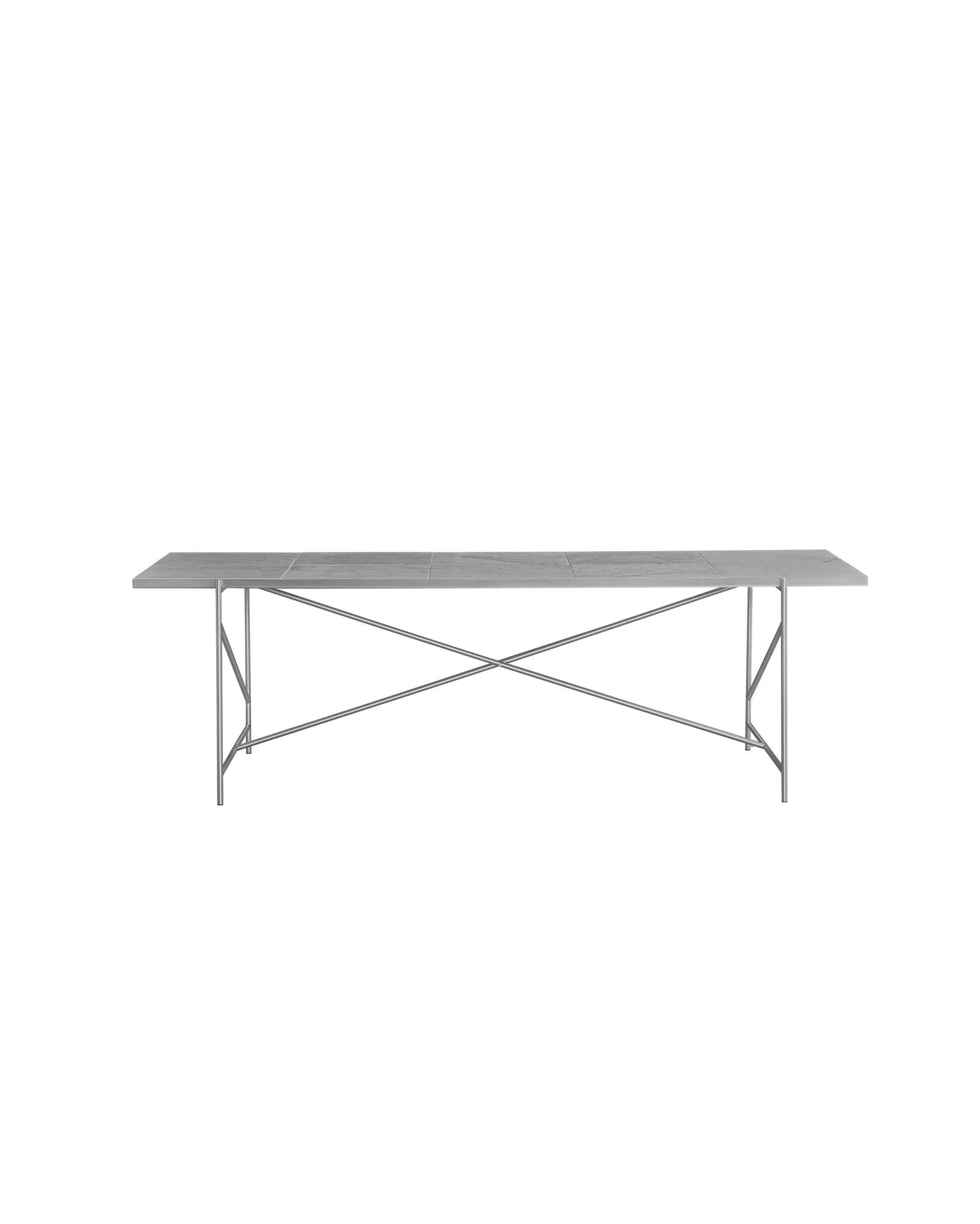 Produktbillede af HANDVÄRK DINING TABLE STAINLESS STEAL LYSEGRÅ 230 i premium kvalitet