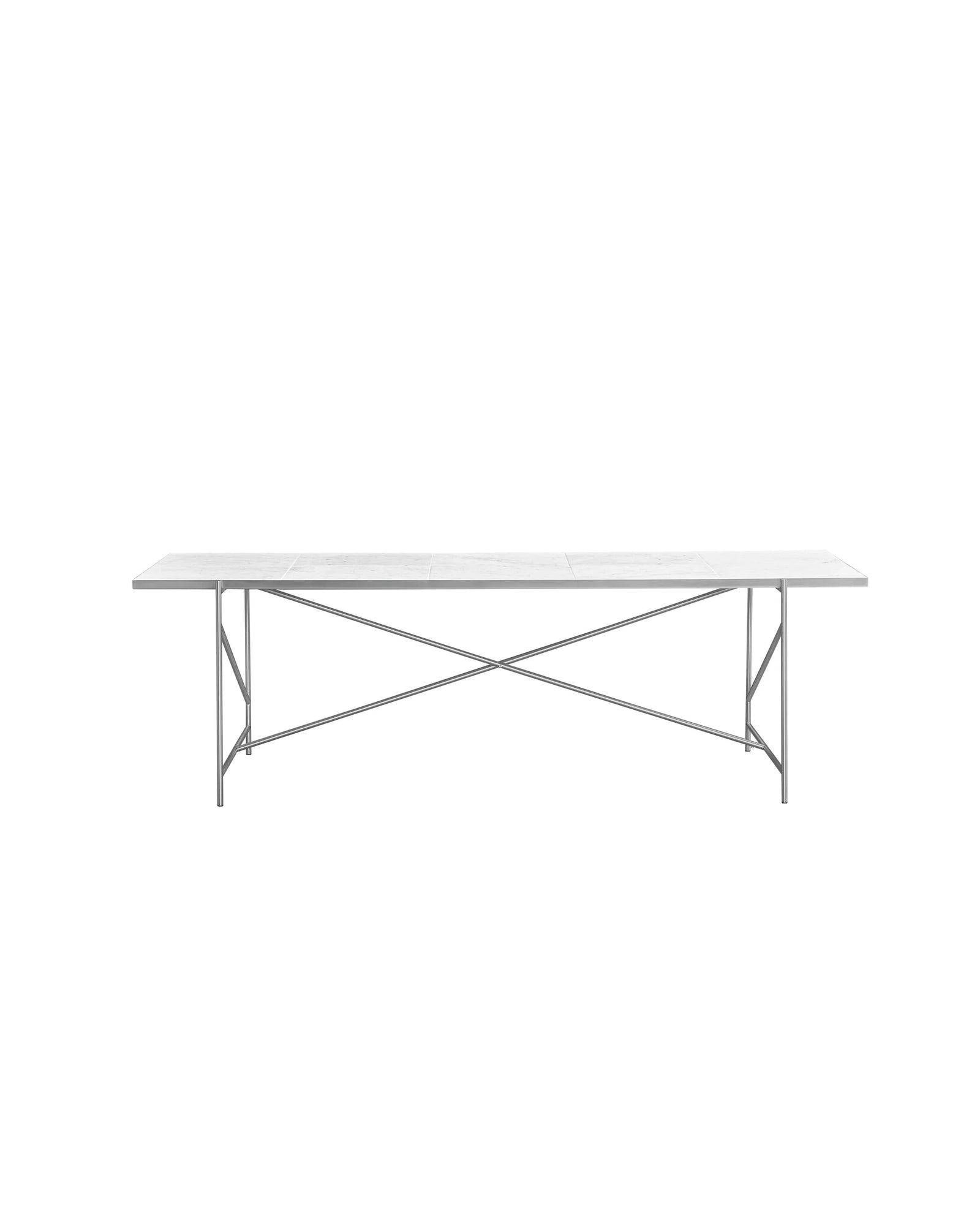 Produktbillede af HANDVÄRK DINING TABLE STAINLESS STEEL HVID 230 i premium kvalitet
