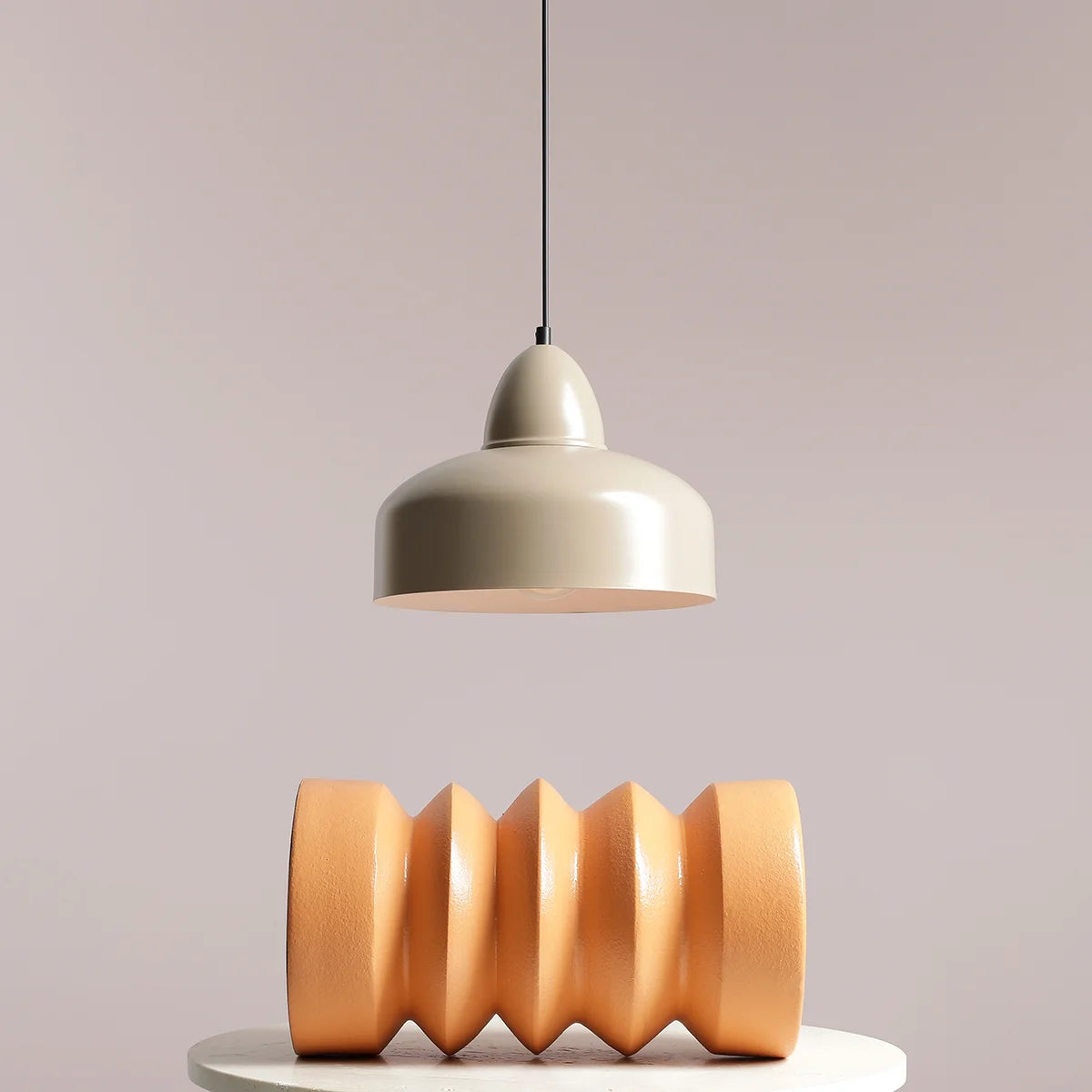 Produktbillede af Kosmo Loftlampe i beige metal på tilbud i høj kvalitet