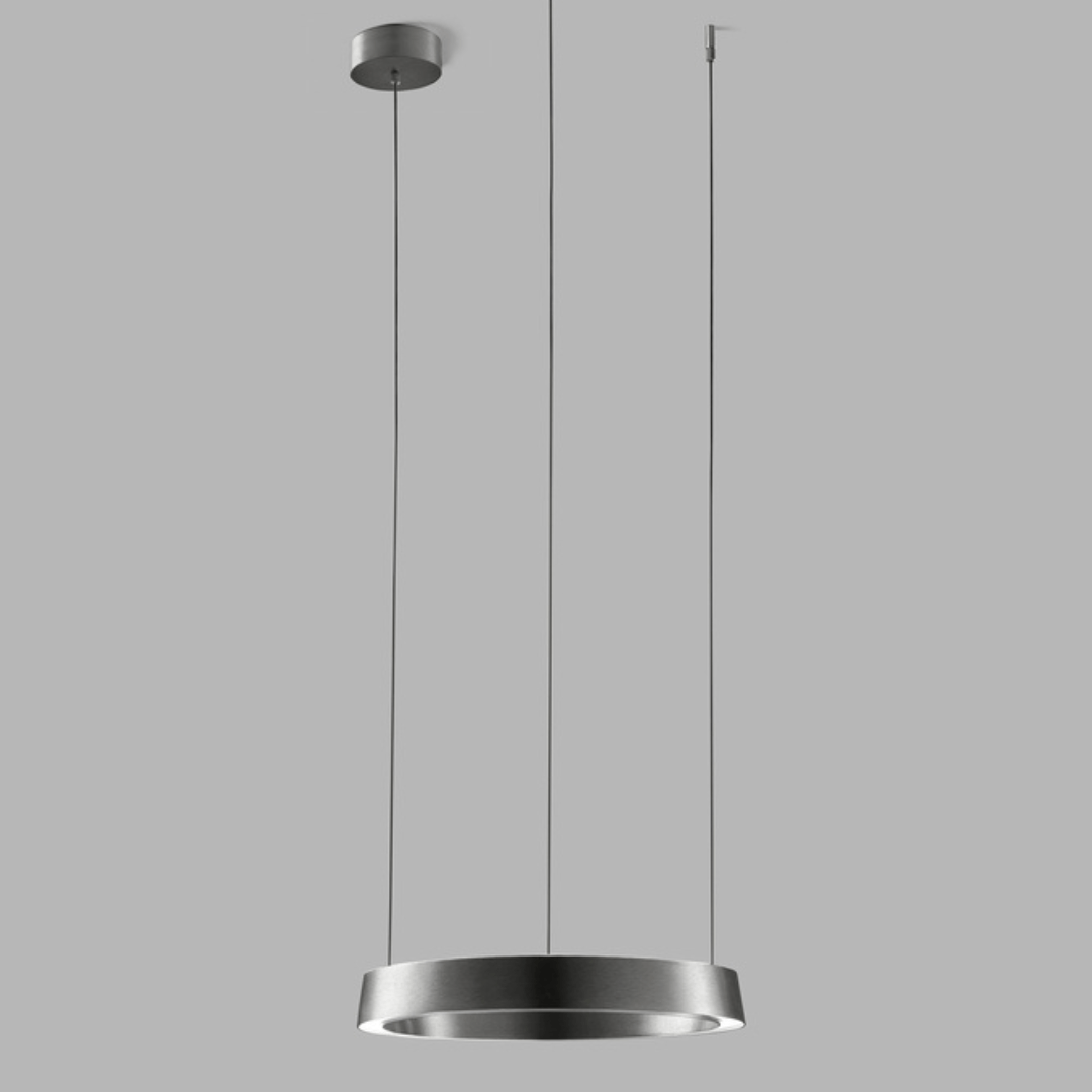 Produktbillede af Edge Round Ø400 Switch Tune Pendel Titanium LIGHT-POINT i premium kvalitet