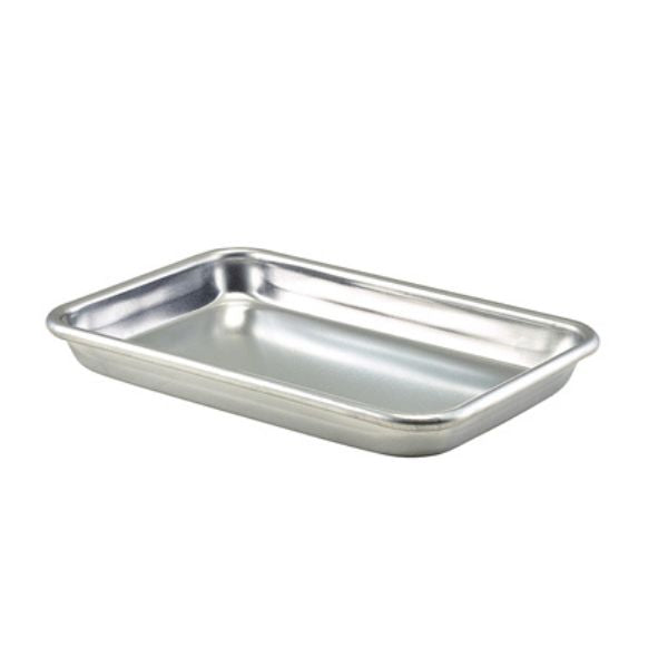 Produktbillede af Aluminiumsbradepande Fra Genware 24 x 16,5 x 2 Cm på tilbud i brug