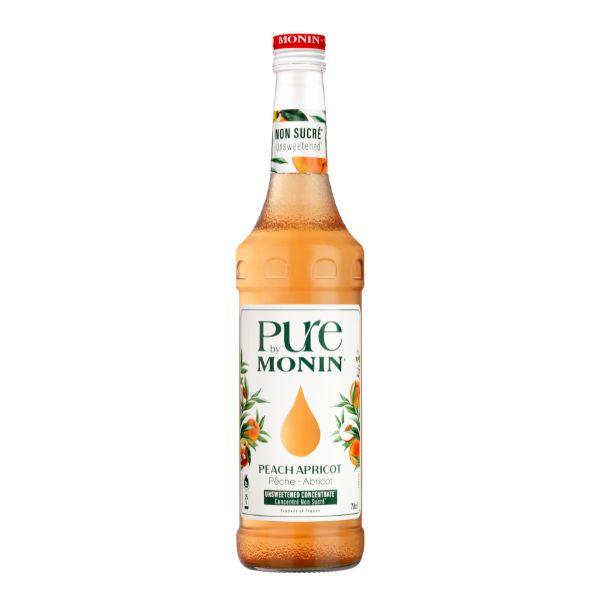 Produktbillede af Monin Pure Peach/apricot Fl 70 Uden Tilsat Sukker på tilbud i brug