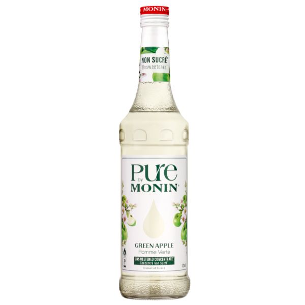 Produktbillede af Monin Pure Green Apple Fl 70 Uden Tilsat Sukker på tilbud i brug