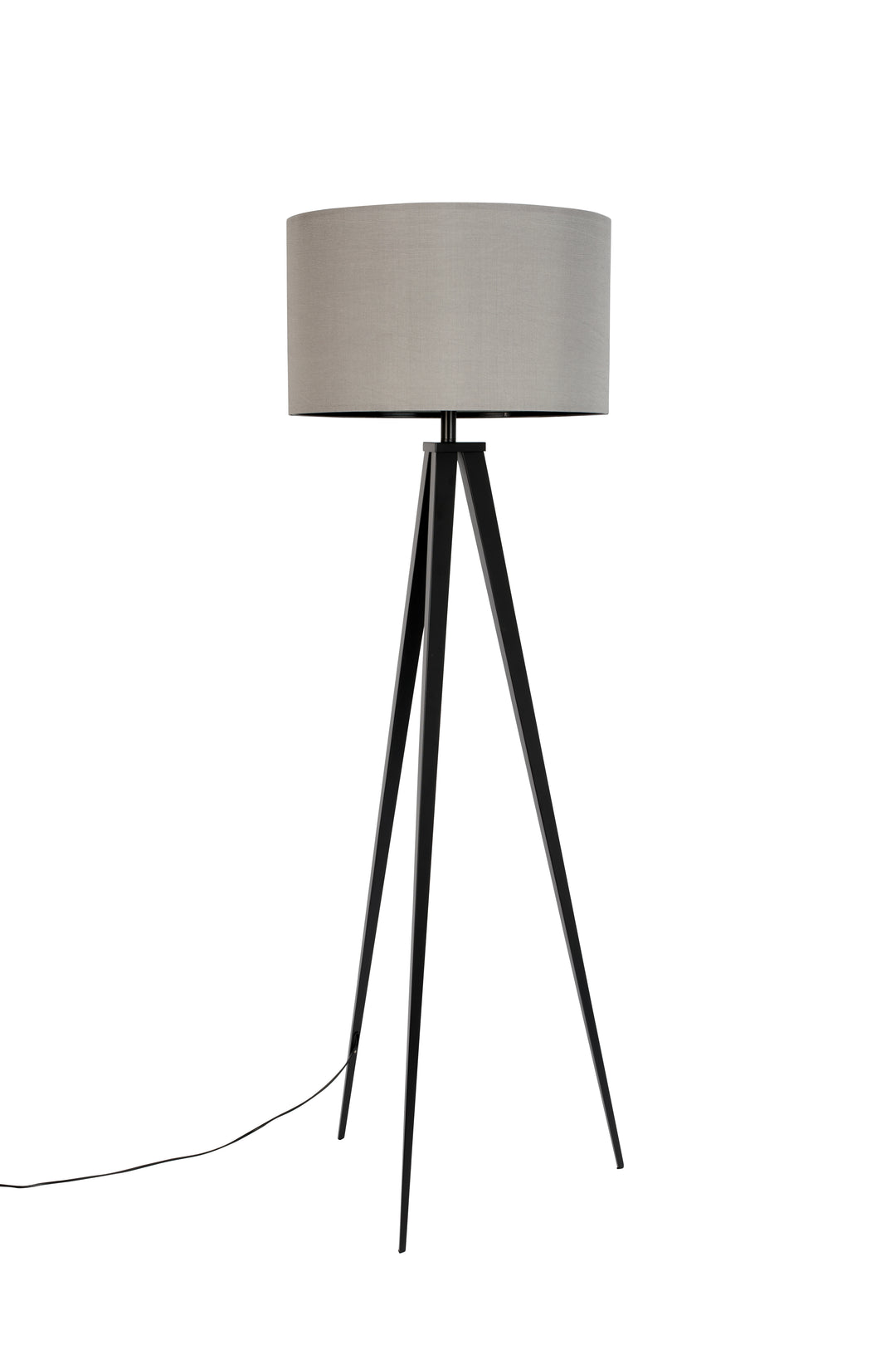 ZUIVER Tripod gulvlampe grå og sort metal