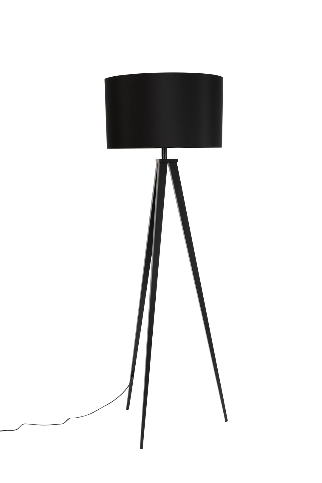 ZUIVER Tripod gulvlampe sort metal