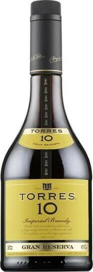 Produktbillede af Torres 10 Gran Reserva Imperial Brandy Fl 70 på tilbud – premium kvalitet og detaljer