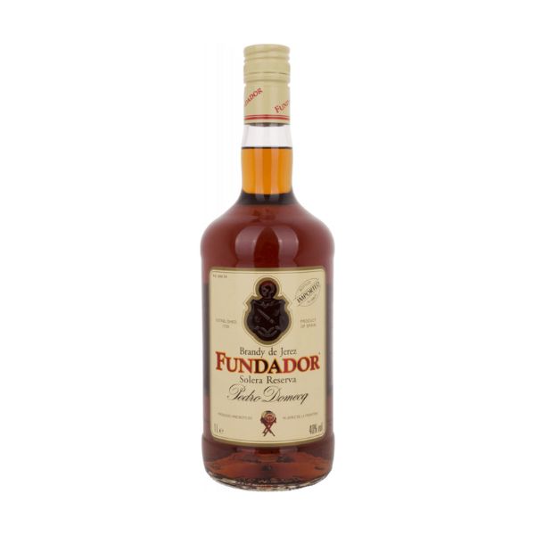 Produktbillede af Fundador Brandy 1 Ltr på tilbud – premium kvalitet og detaljer